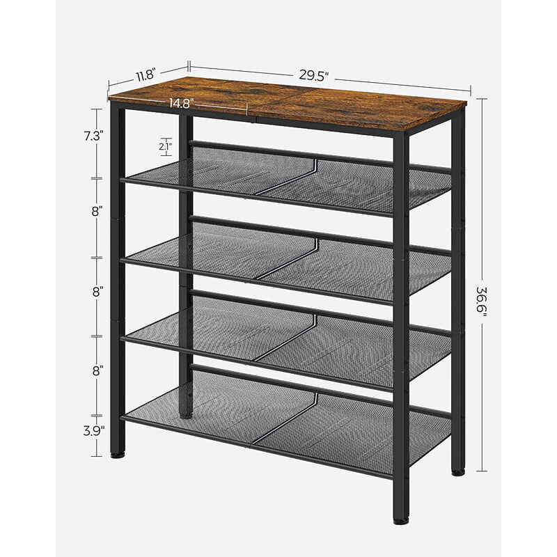 6-Tier Shoe Rack - Efficient Storage Solution for Organized Footwear