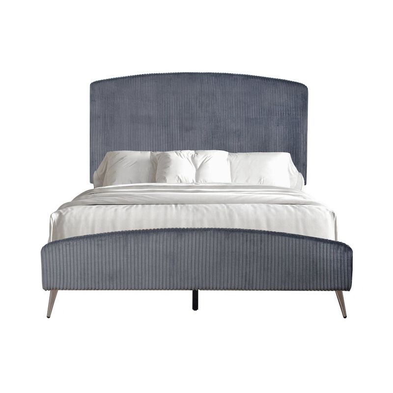New Classic Furniture Kailani Wood Queen Bed, Gray