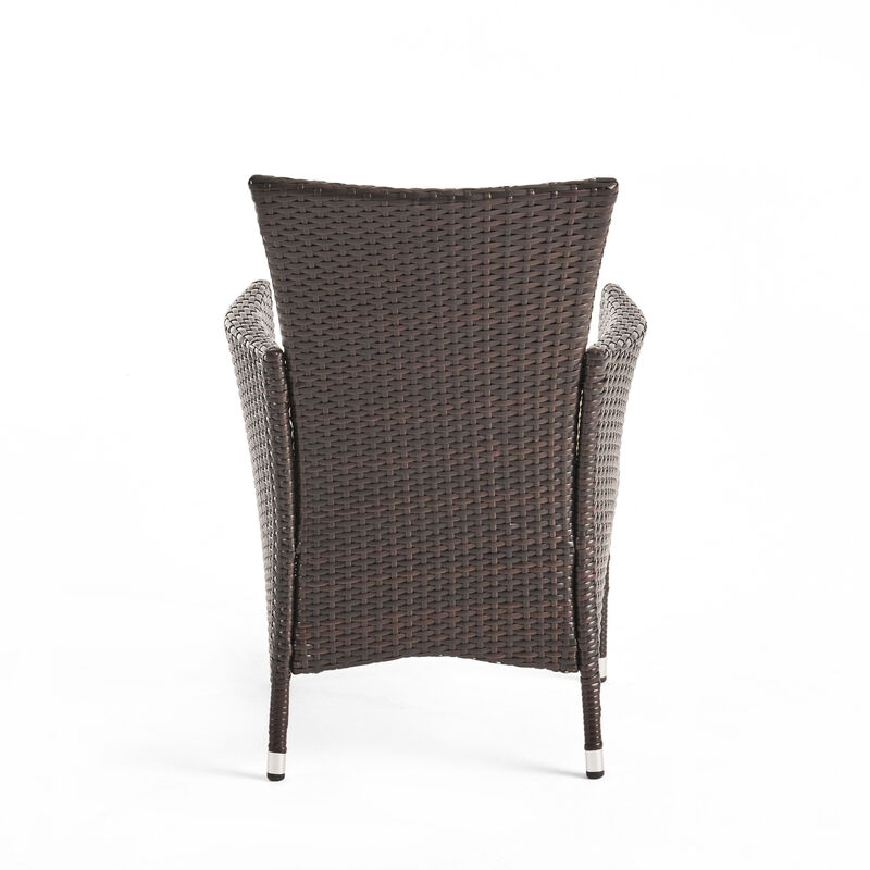 Merax 2 PCS Outdoor Wicker Dining Chairs