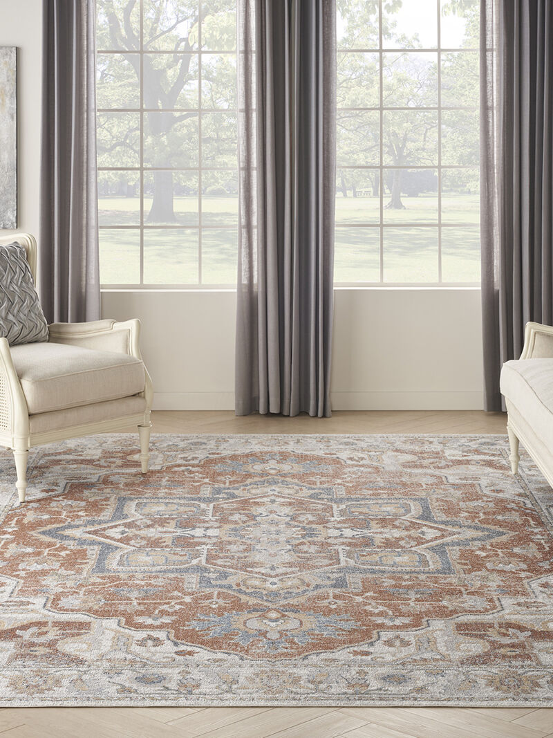 Astra Machine Washable ASW12 Gold/Multicolor 9' x 12' Rug