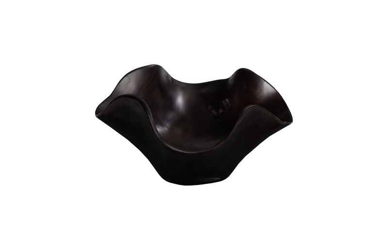 Teak Black Wood Bowl