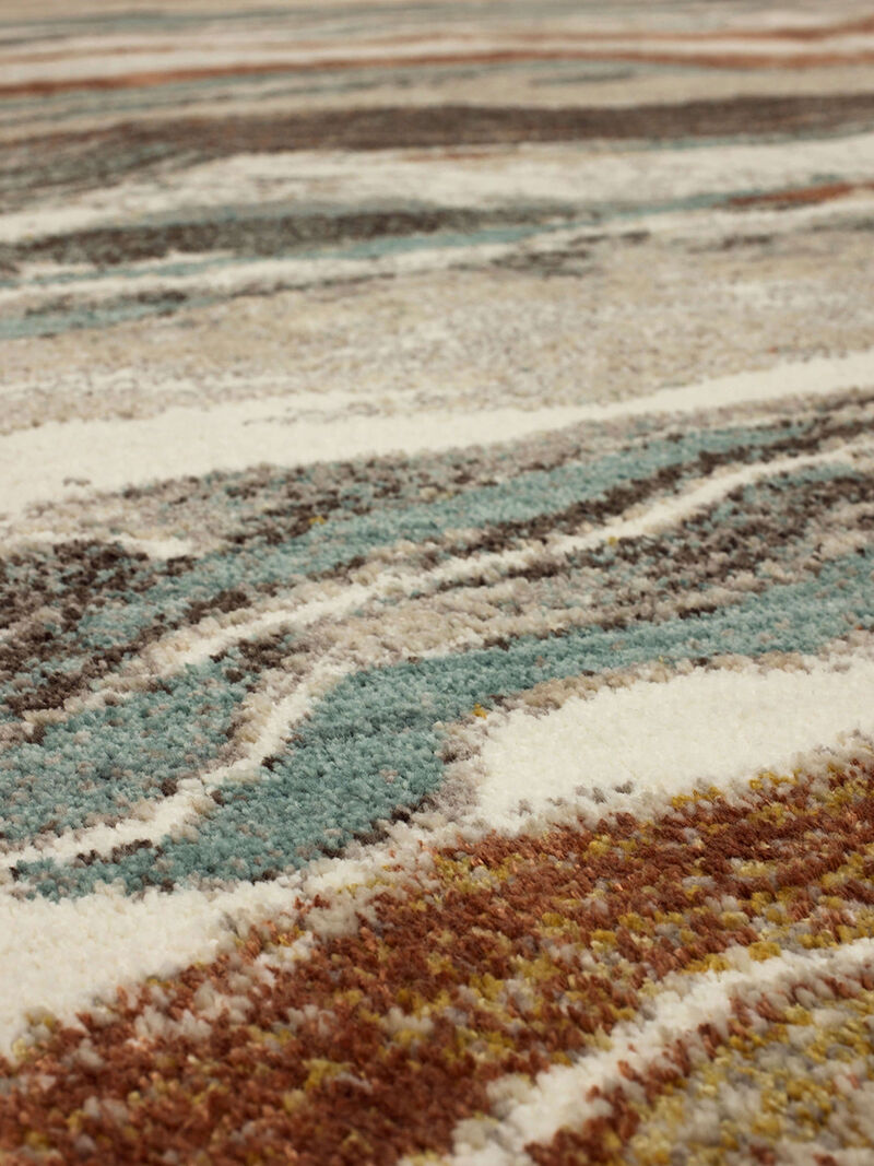 Soiree Pearl River Alabaster 5' 3" x 7' 10" Rug