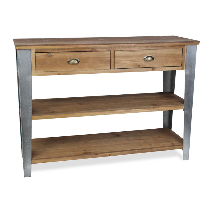 Temba Farmhouse Themed Console Table