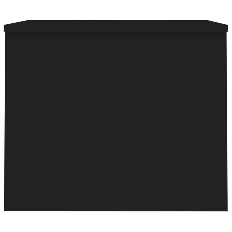vidaXL Coffee Table Black 31.5"x19.9"x16.3" Engineered Wood