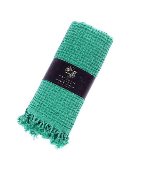 KAFTHAN Textile Turkish Cotton Single Waffle Bath and Beach Towel