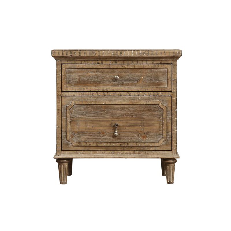 Wallace & Bay Haynes 2-Drawer Nightstand