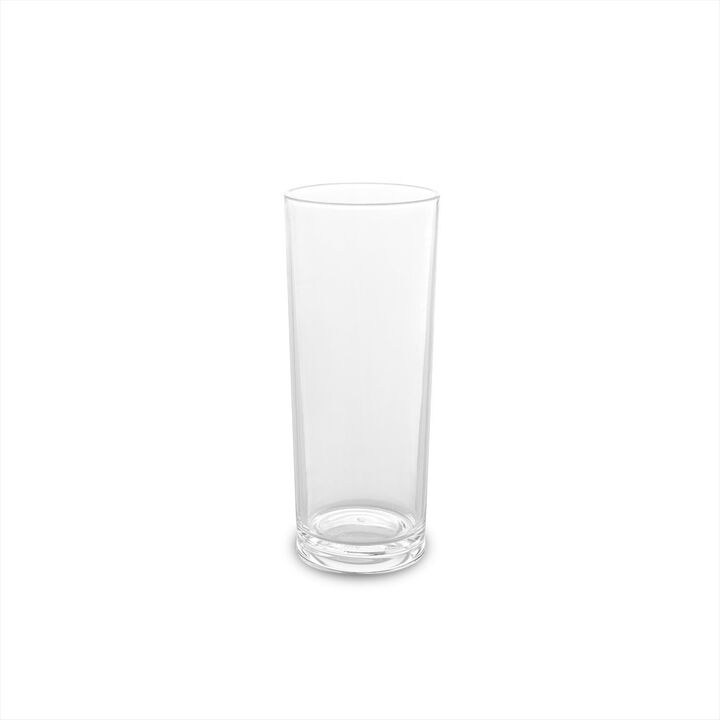 Polycarbonate Drinkware dia.2.5" h:6" 11 oz. Round Clear Polycarbonate Long Drink (Set of 12)