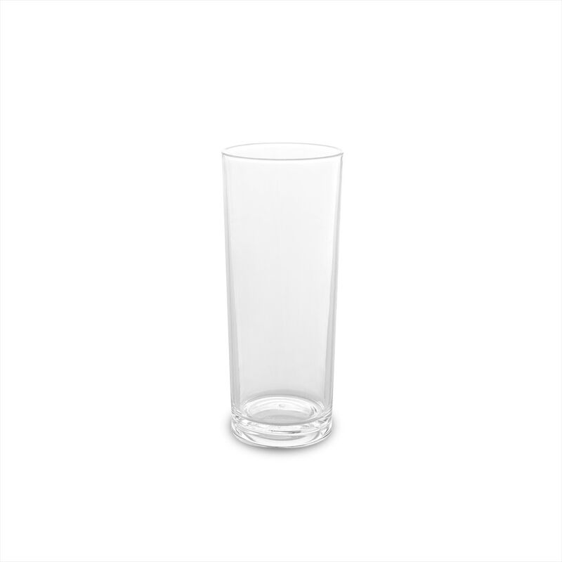 Polycarbonate Drinkware dia.2.5" h:6" 11 oz. Round Clear Polycarbonate Long Drink (Set of 12)