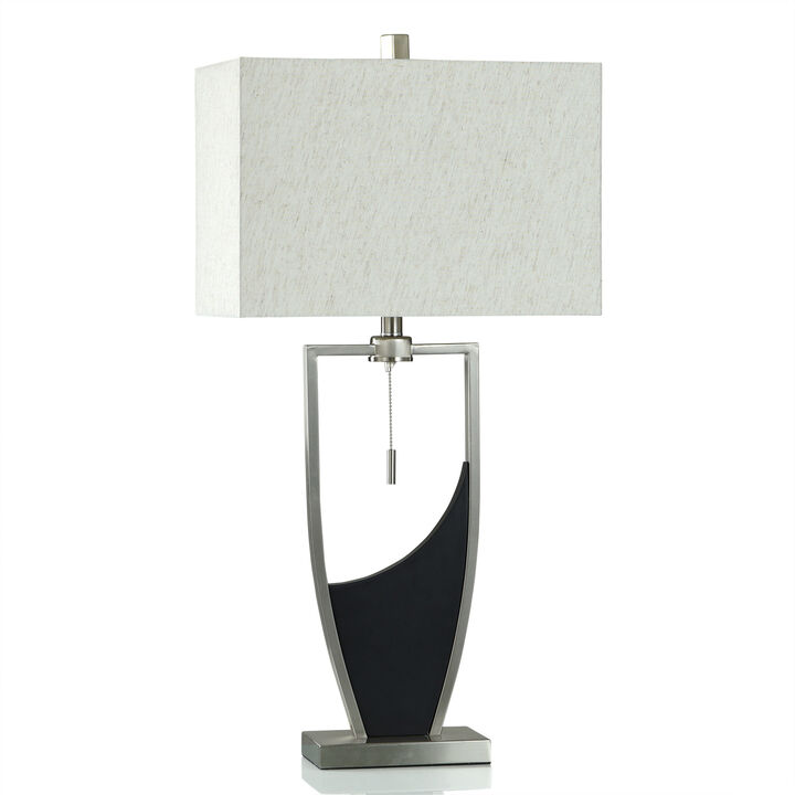 Black & Brushed Steel