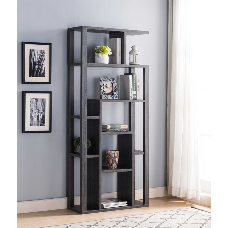 Bookcase Distressed Grey