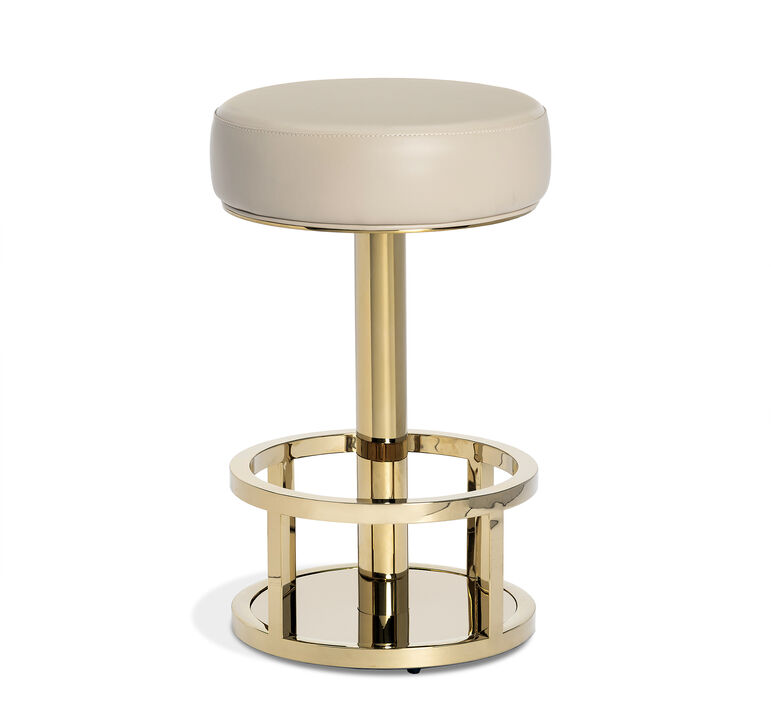 Drake Counter Stool - Grey (Swivel)