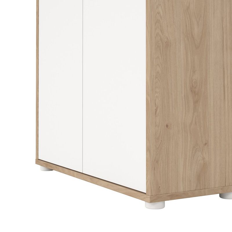 Tvilum 6 Shelf Boockase with 2 Doors, Home Office Storage
