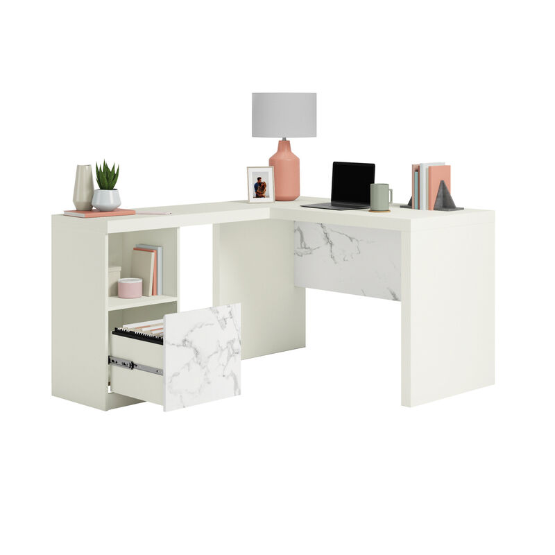 Hudson Court L-Desk