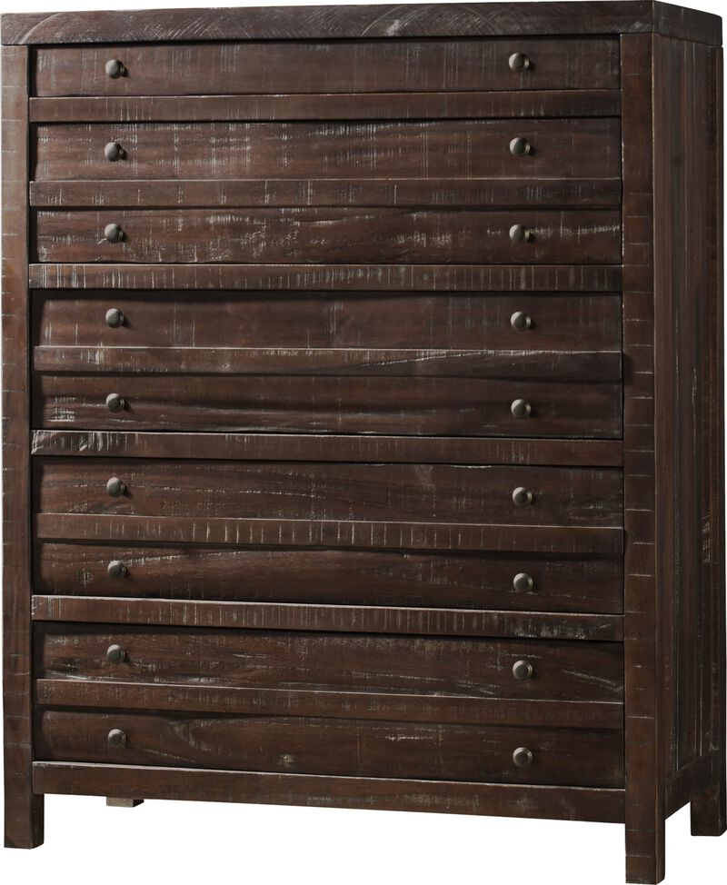 Townsend Five Drawer Solid Wood Chest