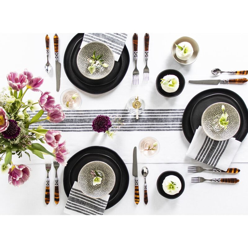 Solino Home 100% Pure Linen Table Runner | Farmhouse