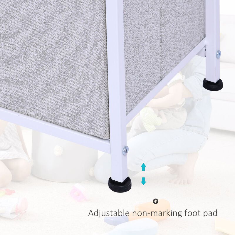 Fabric Storage Solution: 40L 5-Drawer Cube Dresser for Bedroom