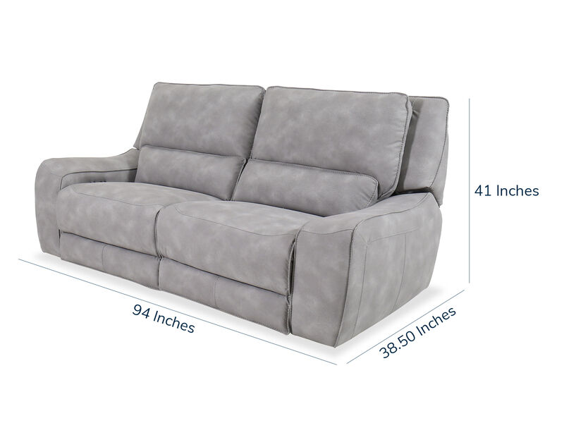 Buffy Zero Gravity Sofa in Gray