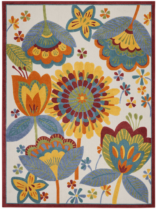 Aloha ALH25 Multicolor 6' x 9' Rug