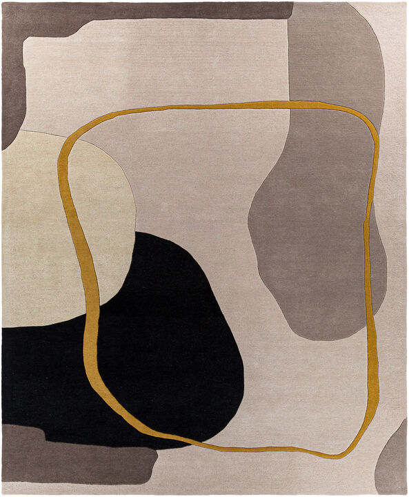 Queens QUN-2307 10' x 14' Gray Rug