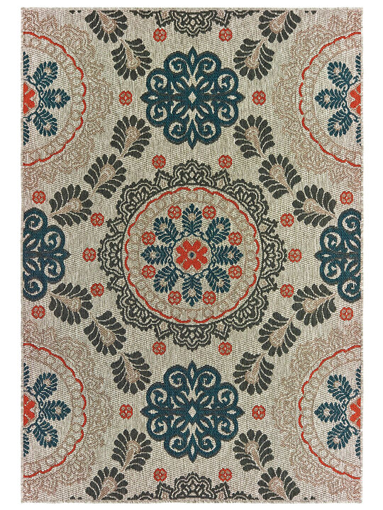 Latitude 3'3" x 5' Grey Rug