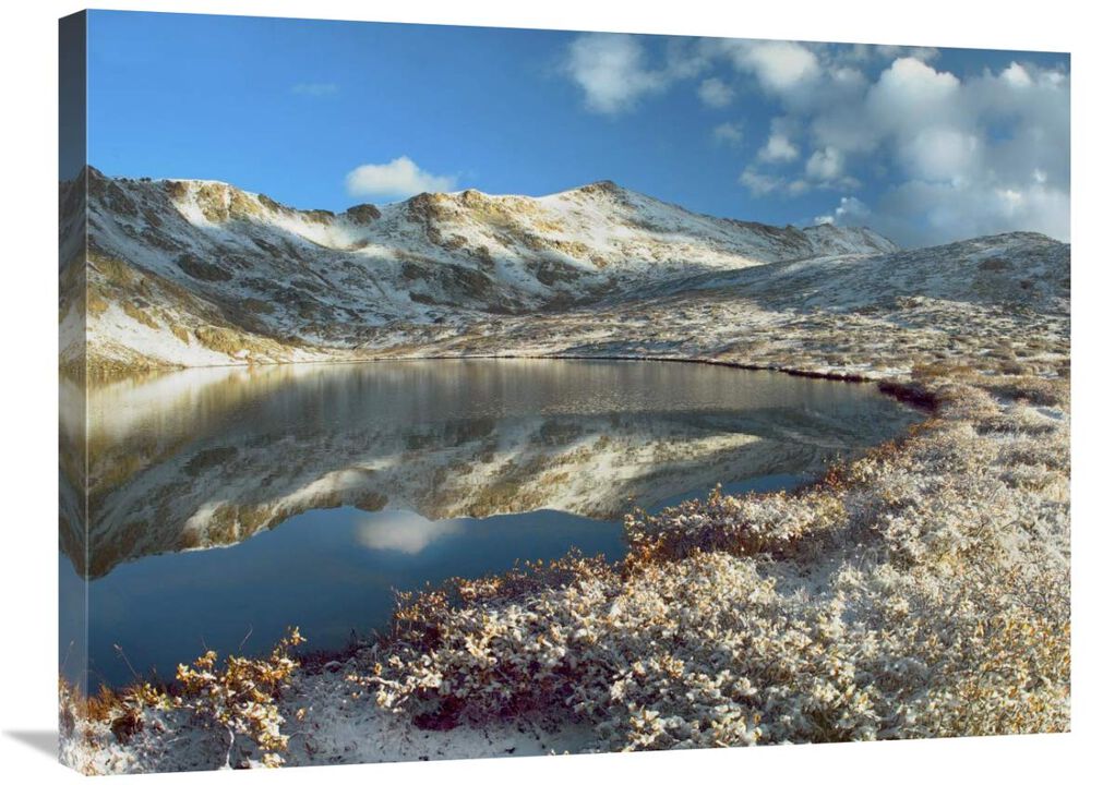 Geissler Mountain and Linkins Lake, Colorado-Canvas Art-32x24