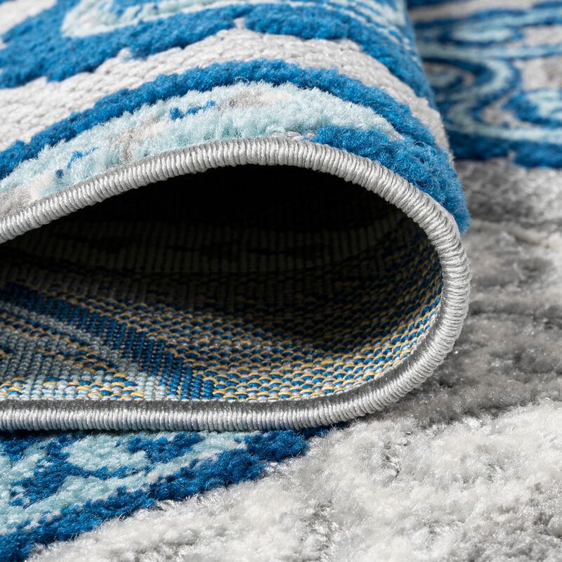 Julien Paisley High-Low Indoor/Outdoor Area Rug