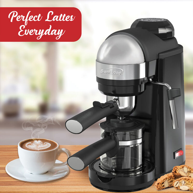 Brentwood GA-135BK Espresso and Cappuccino Maker in Black
