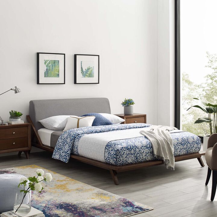 Modway - Luella Queen Upholstered Fabric Platform Bed