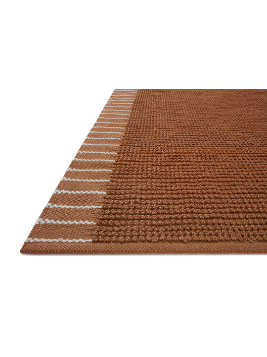 Sadie SAD01 Terracotta 3'6" x 5'6" Rug