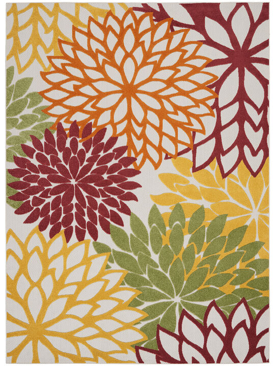 Aloha ALH05 Red/Multicolor 9' x 12' Rug
