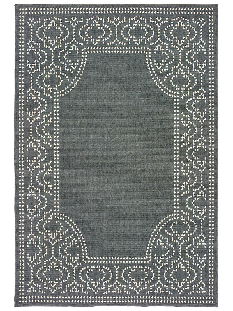 Marina 3'7" x 5'6" Grey Rug