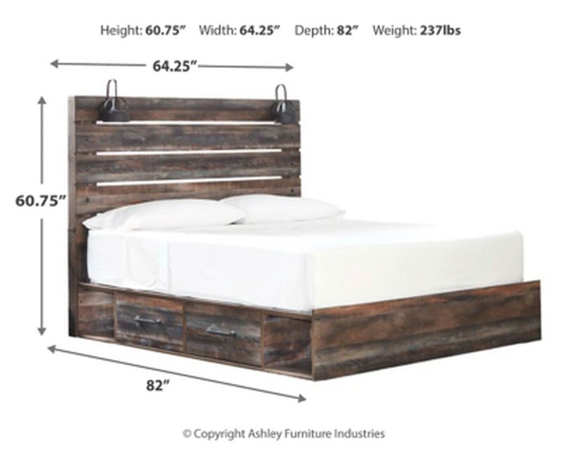 Drystan King Panel Bed