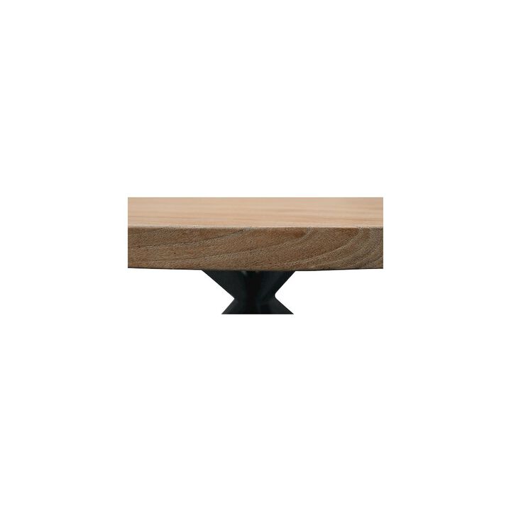 Alex Hamilton Logan 60 Round Dining Table In Natural Finish