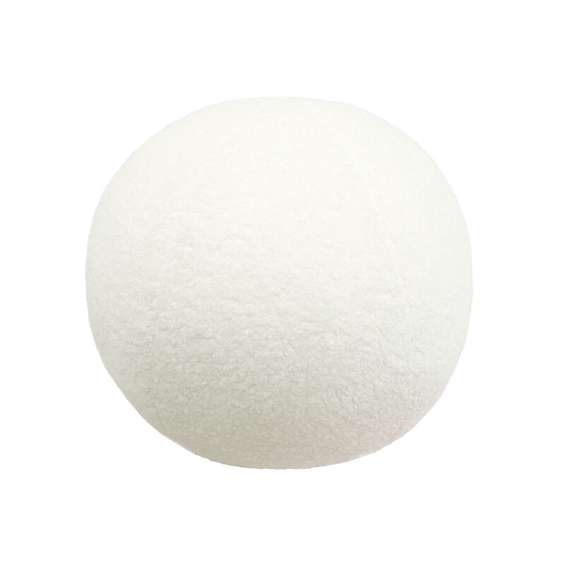 Boba Cream Vegan Shearling 14" Pillow