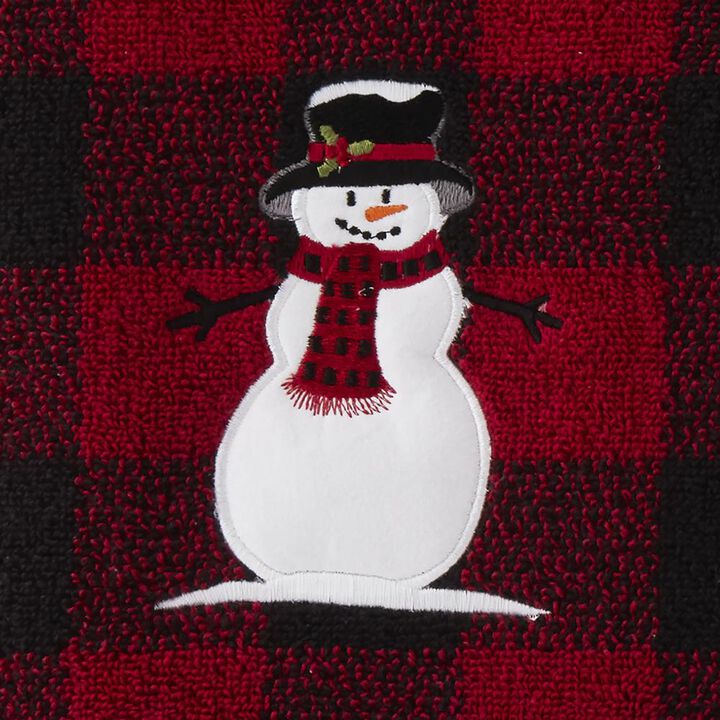 SKL Home Saturday Knight Ltd Woodland Winter Bath Towel - 24x48", Red