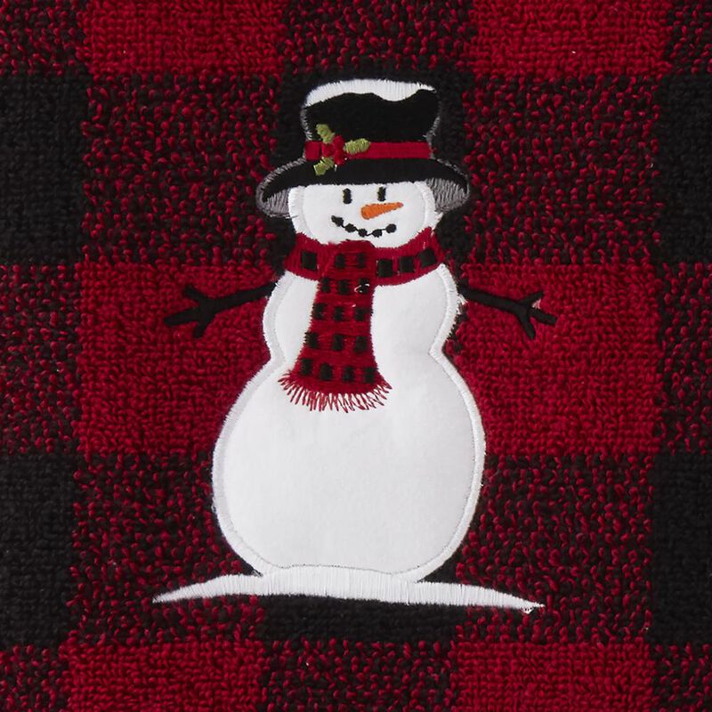 SKL Home Saturday Knight Ltd Woodland Winter Bath Towel - 24x48", Red