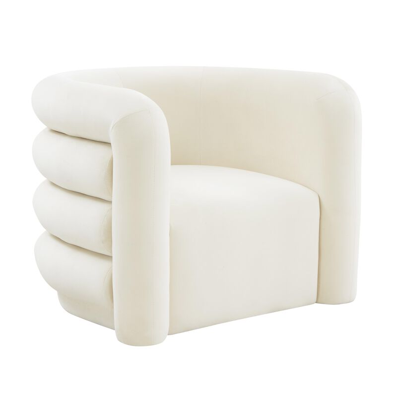 Curves Velvet Lounge Chair