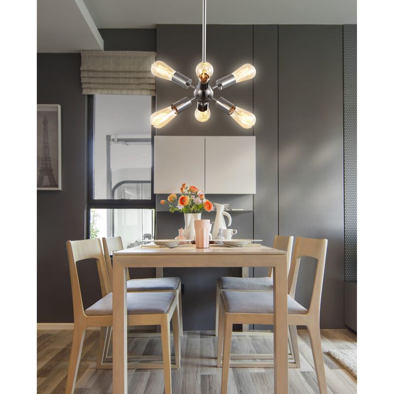 Jobs Sputnik Metal LED Chandelier