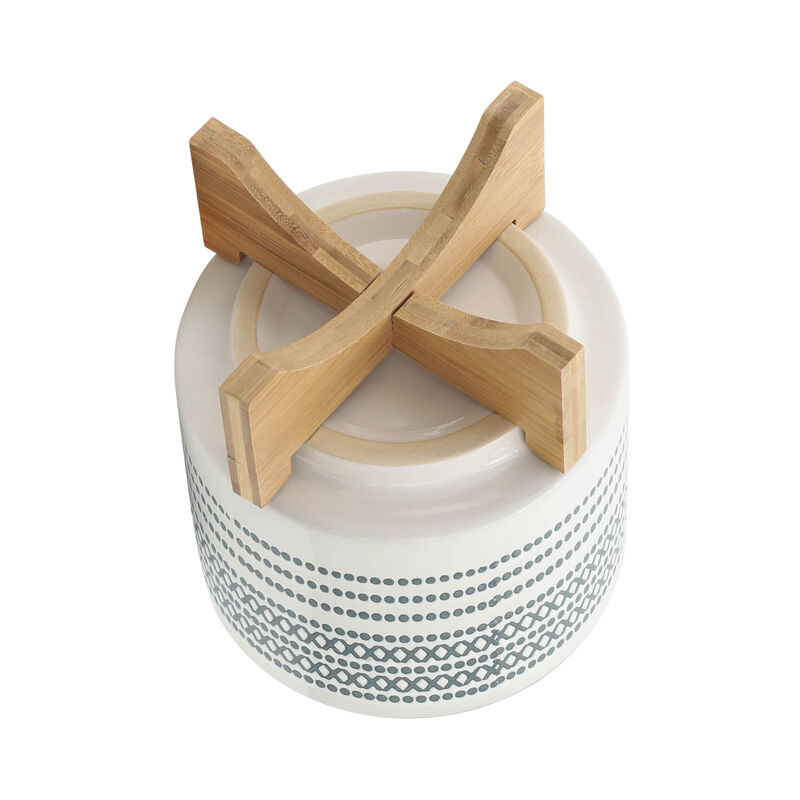 Planter on Stand with Dots Set