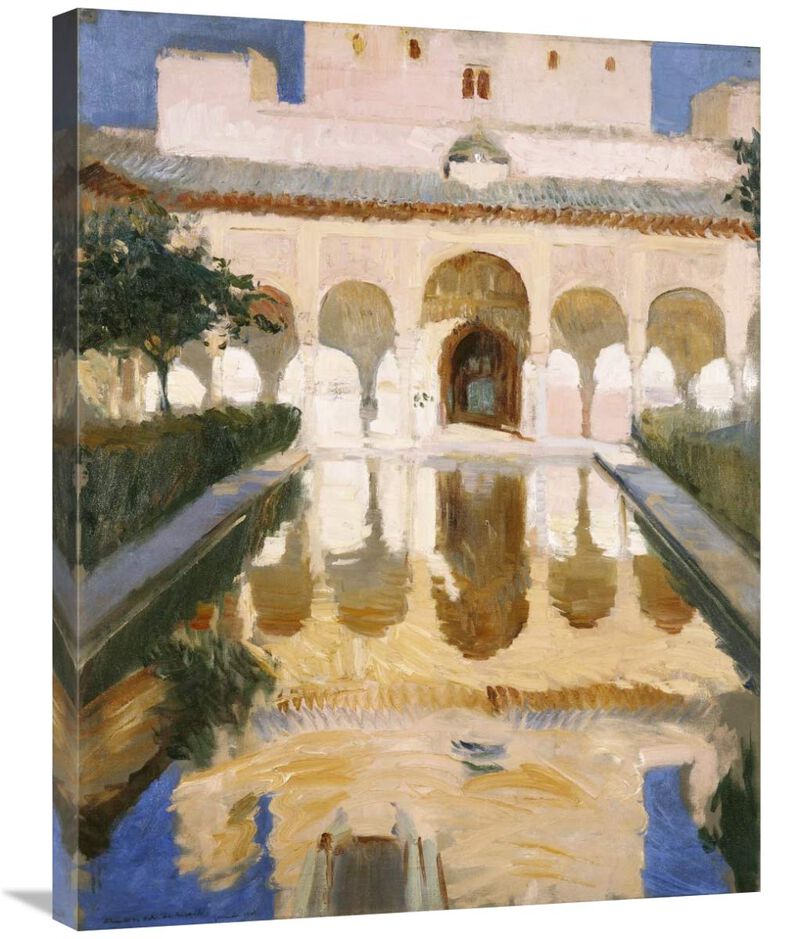 Hall of the Ambassadors, Alhambra, Granada-Canvas Art-24x32