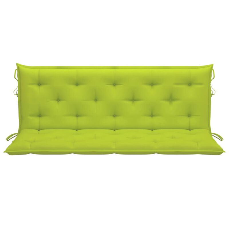 vidaXL Cushion for Swing Chair Bright Green 59.1" Fabric