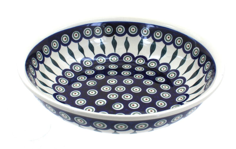 Blue Rose Polish Pottery Zoe Large Salad Bowl