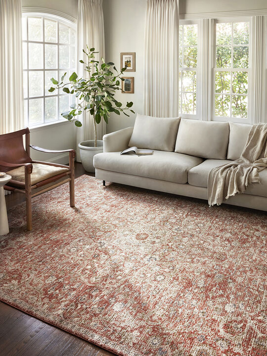 Saban SAB02 Rust/Beige 5'3" x 7'6" Rug