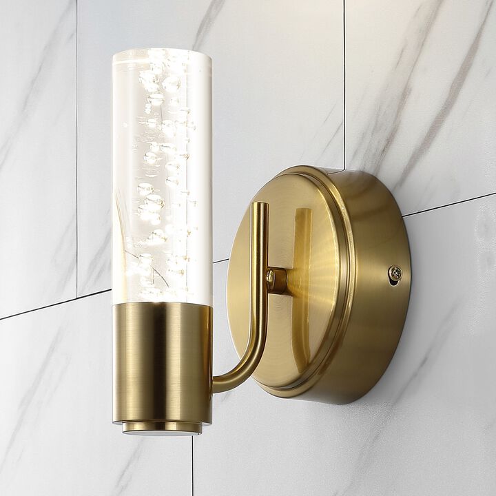 Bolha Minimalist Modern Bubble Acrylic/Iron Integrated LED Vanity Light