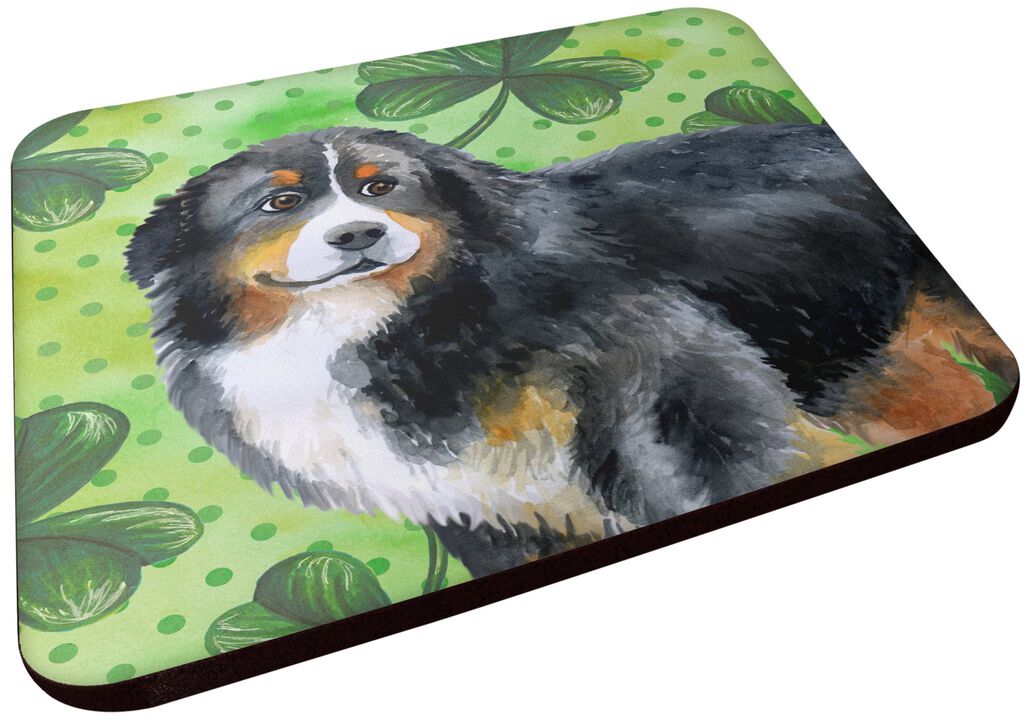 Caroline's Treasures Bernese Mountain Dog St Patrick's Decorative coasters, Multicolor