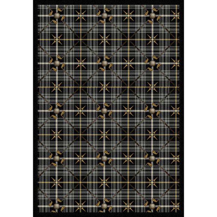 Joy Carpets Games People Play Saint Andrews 3'10 x 5'4 Area Rug in Color Flannel Gray