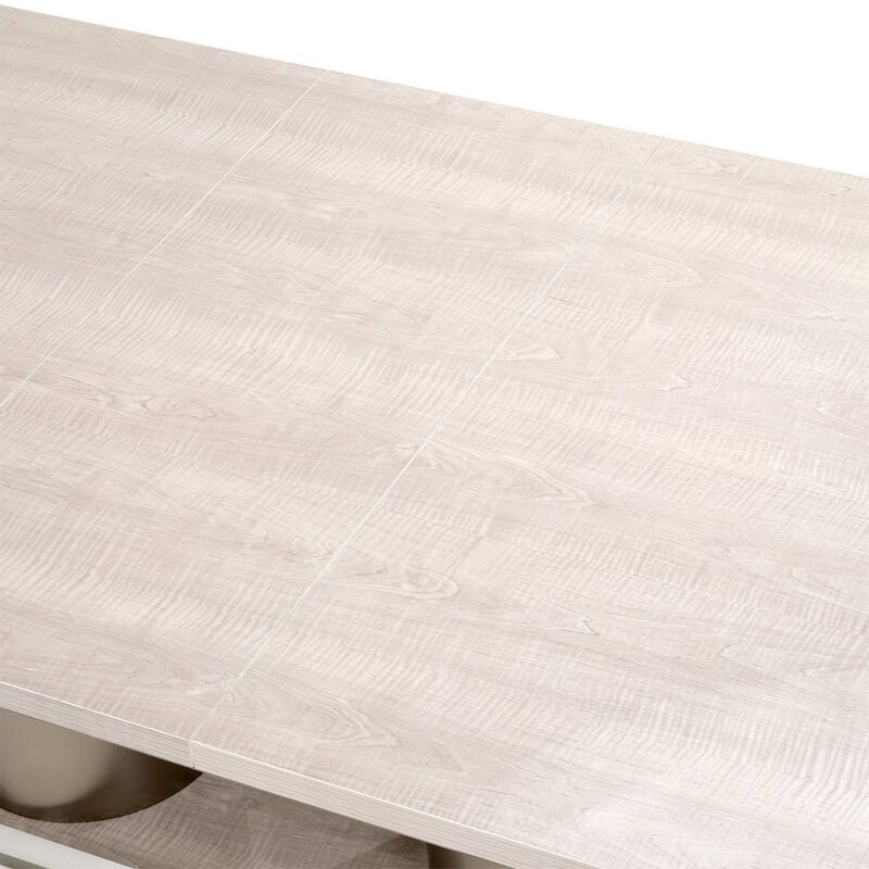 Michael Amini Marin Rectangular Dining Table - Greige