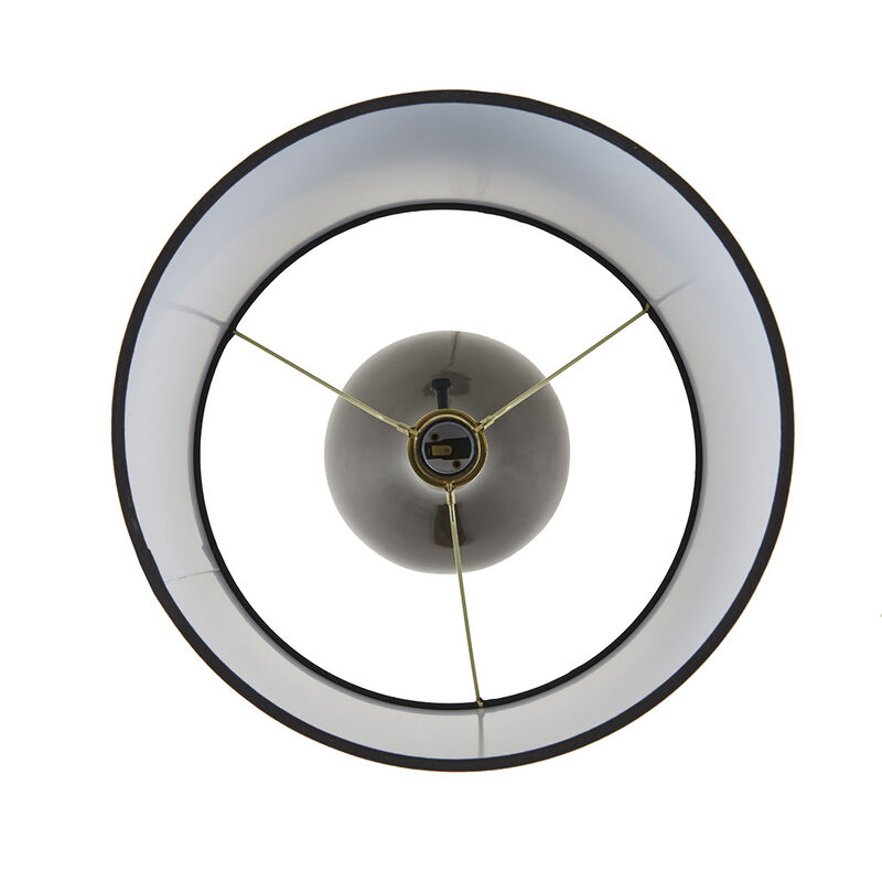Gracie Mills Gibson Dual-Tone Elegance Ceramic Table Lamp Set of 2
