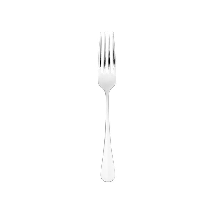 Flatware Baguette 8.25"  Silver Stainless Steel Dinner Fork 18/10 (Set of 12)