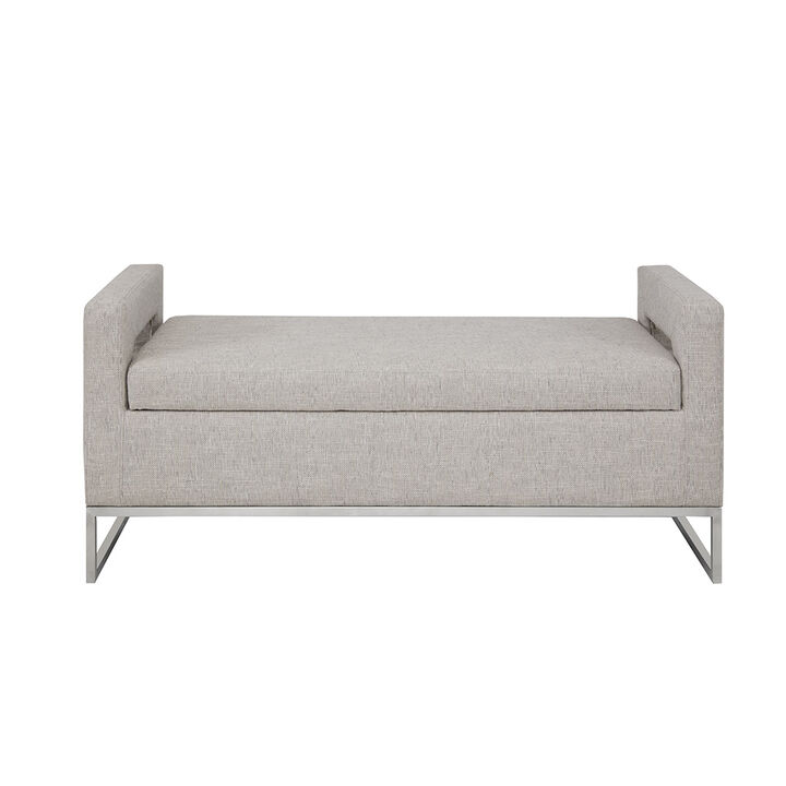 Gracie Mills Brenda Upholstered Storage Bench